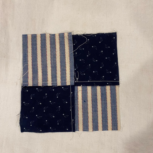 Vintage quilt blocks  - for sewing - collection of 4 blocks -crafts / display - Picture 7 of 13